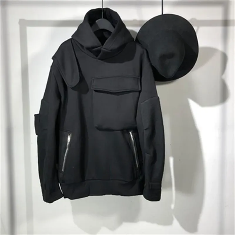 Techwear Turtleneck Hoodie