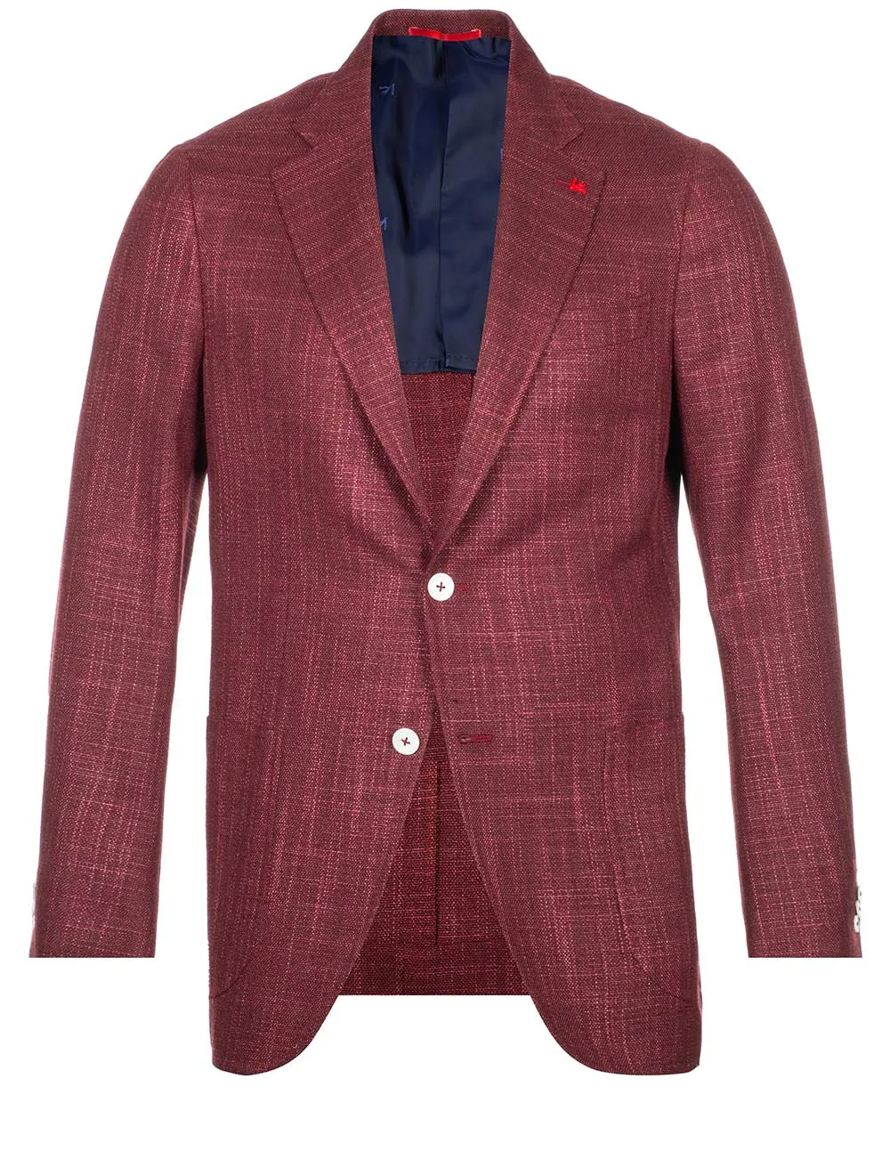 Tela Hopsack Sport Jacket Burgundy