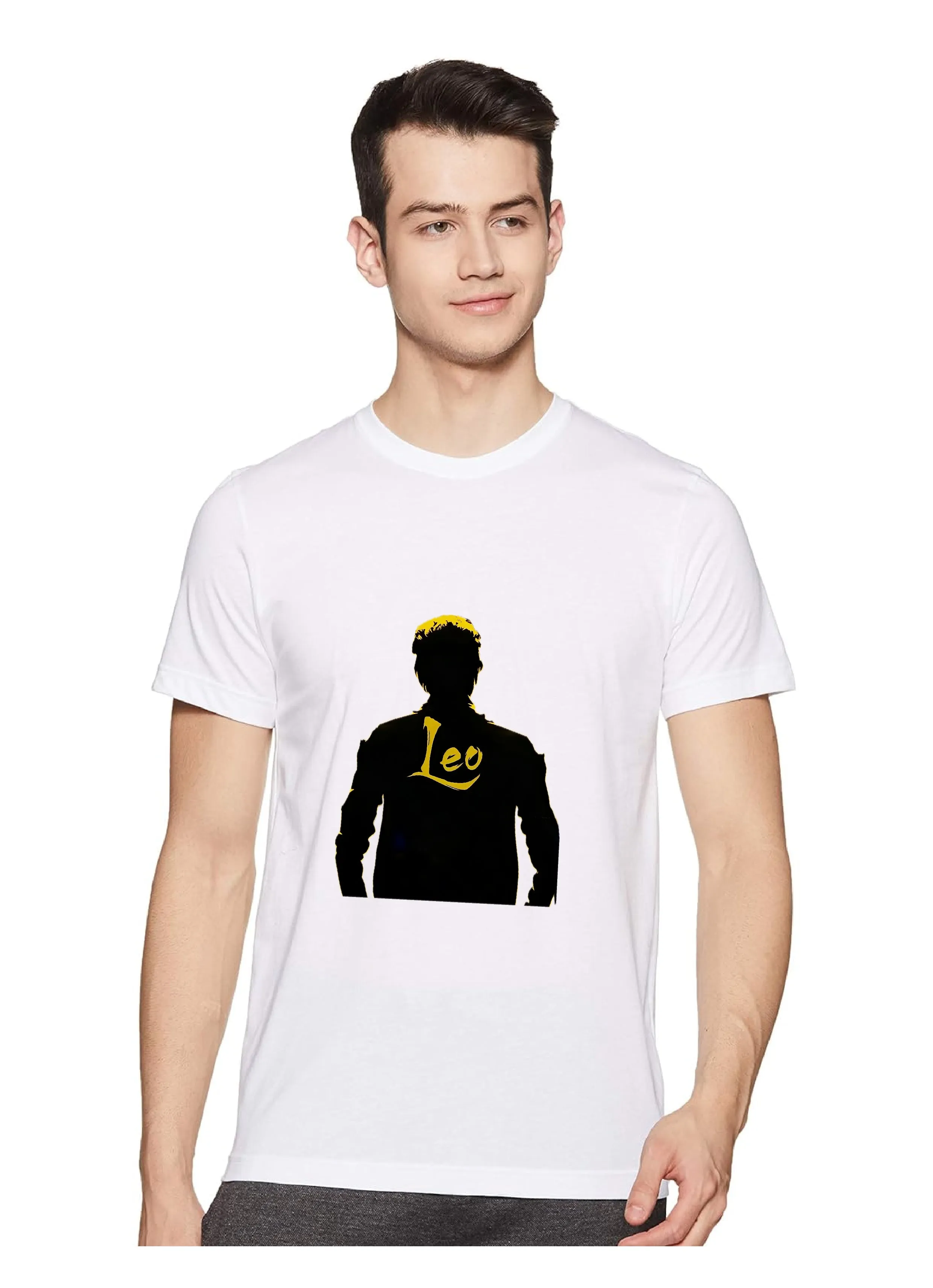 Thalapathy Vijay Leo Men's Round Neck Half Sleeve Regular Fit T Shirt