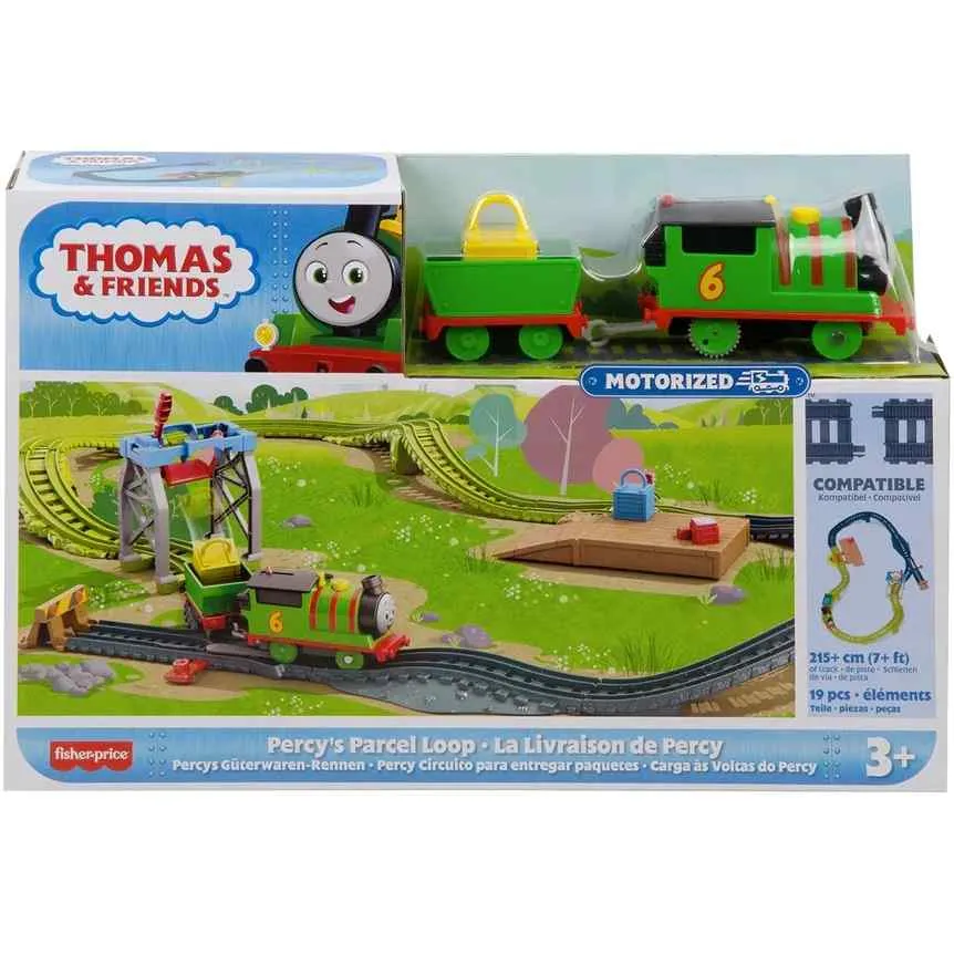 Thomas and Friends Playset – Motorized – Percys Parcel Loop