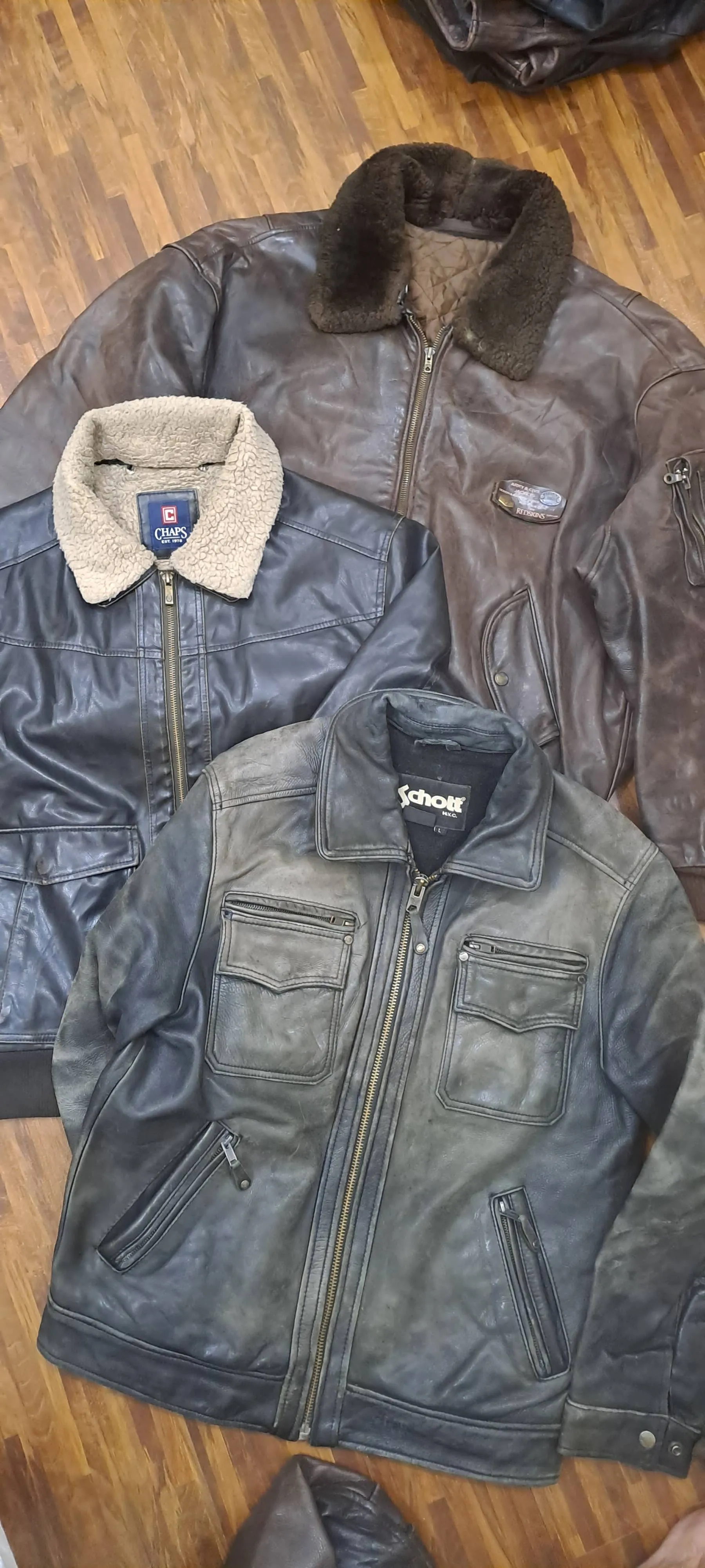 Vintage leather jackets