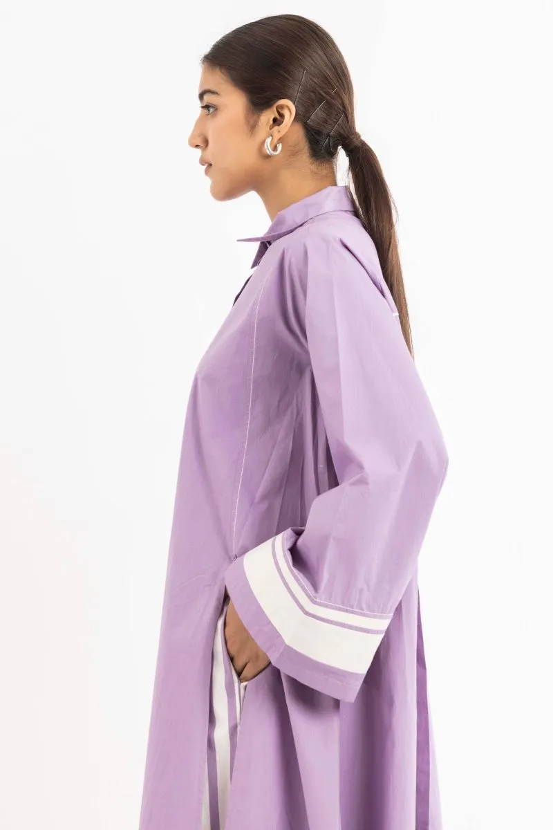 Wide Sleeve Shirt Lavender