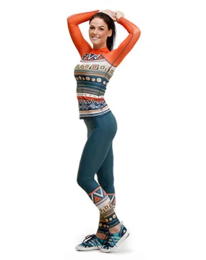 Women's Aztec Trashee Leggings