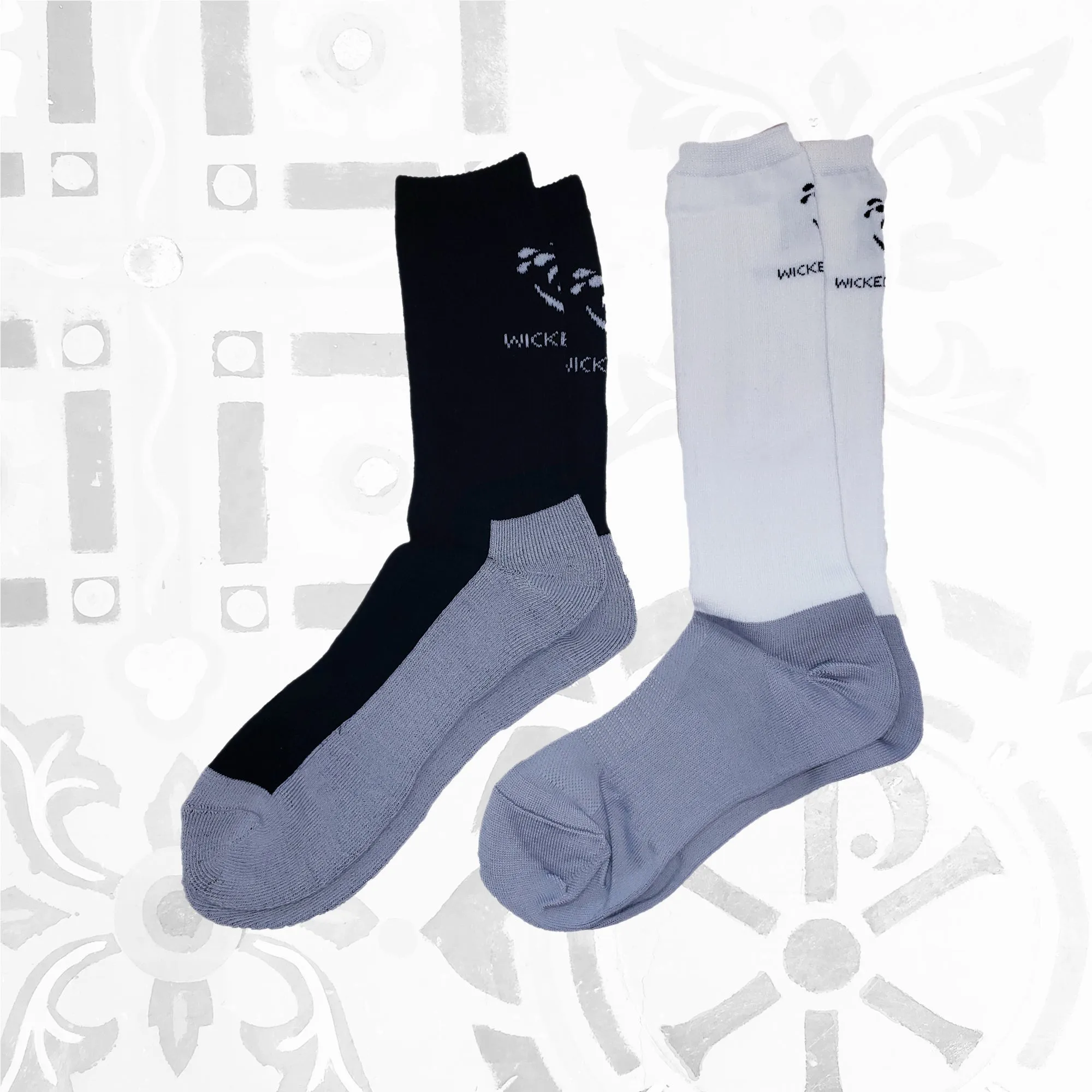 WSStudio21- Wicked Smart Crew Sock, 2 colors