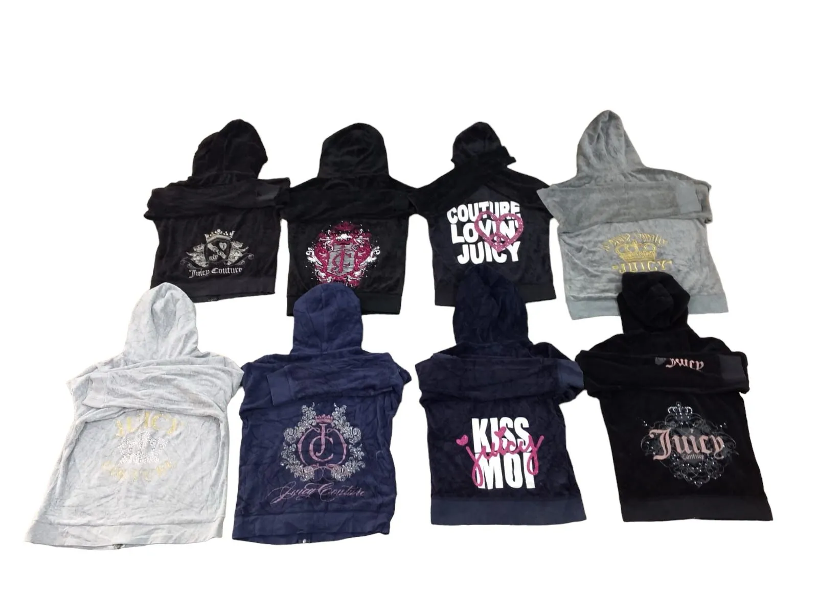 Y2k Hello Juicy - Y2k Juicy Couture Hoodies/Shirts - 20 pcs wmns24