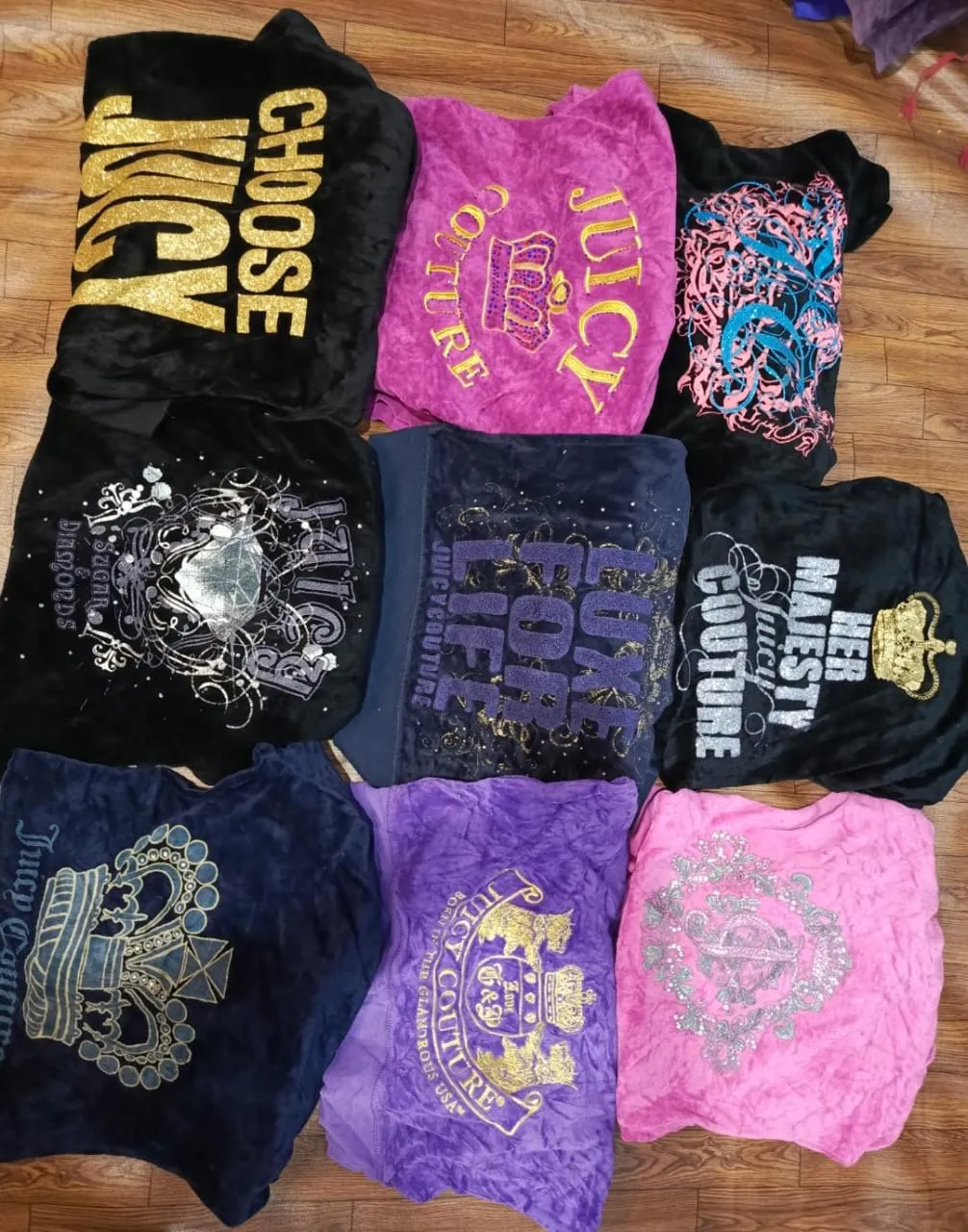 Y2k juicy couture  hoodies 35 pcs