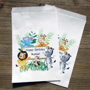 Zoo Birthday Party Favor Bags